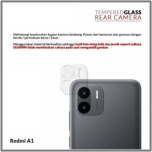 REDMI A2 REDMI A1 TEMPERED FRAME CLEAR CAMERA KACA FULL BENING PELINDUNG KAMERA