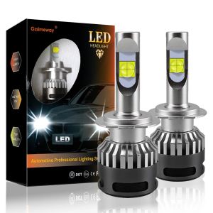 2PCS Canbus HIR2 9005 HB3 HB4 LED H7 H4 H11 D2S D2H Car Headlight 6000K XHP70 Chip 110W 30000LM Bulbs H1 Auto Fog Lamp 12V-24V
