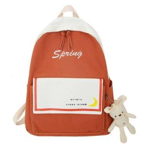 [FREE 6 ITEM] Ransel Anak SPRINGMONTH Tas Backpack Fashion Wanita Korea Tas Ransel Sekolah Terviral