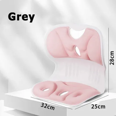 Portable Sitting Posture Corrector Chair Ergonomic Lower Back Chair Support Lumbar Support Back Posture Corrector Lumbar Support Office Chair Cushion Seat Pain Relief Lumbar Back Support Seat 护腰坐垫 坐姿矫正器坐垫