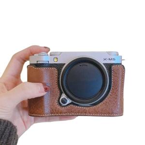 PU Leather Half Camera Case Bag for XM5 Protects Against Scratches and Stain