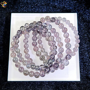 Collectors Grade Rare Twinkle Stars Purple Andesine Labradorite Bracelet