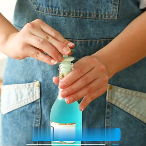 Silicone Rubber Bottle Stopper Grade Set of 2 for Home Brew Reusable and Unbreakable Sealer Covers Blue and Green