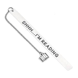 Tốt nghiệp hiện tại cho học sinh giáo viên đọc người yêu sách dấu trang truyền cảm hứng với dấu trang dây chuyền bằng thép không gỉ