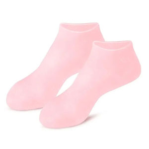 1 Pair Of Reusable Silicone Foot Care Socks Moisturizing Spa Marriott Silicone Moisturizing Socks Exfoliating Pain Relief Skin Care Socks Pedicure Foot Exfoliation Moisturizing Anti-Dry Cracked Sole Foot Care