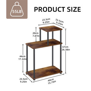 Sofa Table Side Table Living Room Coffee Table Mini Bedside Table Flower Stand Rack Solid Wood Flower Stand Load-bearing Capacity for Living Room Sofa Bedroom Study Office