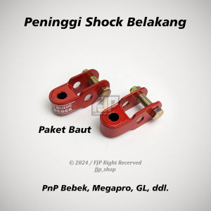Peninggi Shock Belakang Motor Universal Bebek Jupiter Vega Supra Revo Smash Shogun