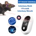 Listrik Mengusir tikus Ultrasonik Alat Suara Pengusir tikus 100M Tidak berbahaya bagi manusia dan hewan peliharaan USG untuk mengusir hama seperti tikus kecoak kadal nyamuk ular Mouse Rat repellent anti tikus elektrik. 