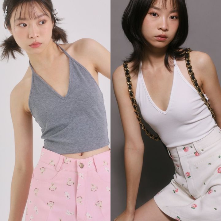 Bemingtop507 - Halter Top 📸🖤 | Lazada.co.th