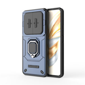 Case For Honor X9c Smart X9cSmart Phone Case Shockproof Armor Slide Camera Lens Protection Ring Stand Cover For Honor X60 Back Cases
