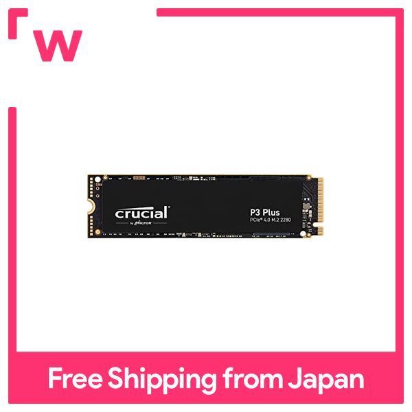 Crucial P3plus 1TB 3D NAND NVMe PCIe4.0 M.2 SSD up to 5000MB/s ...