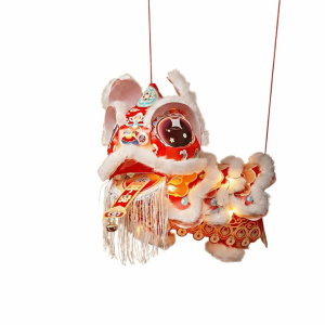 okdeals01 mid autumn festival lantern 中秋节灯笼diy Ancient Style Mid-Autumn Festival Lantern Lion Dance PVC Handheld Lantern Portable with Tassel Luminous Lantern Kids