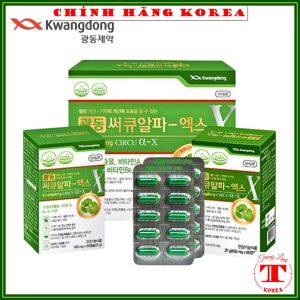 Bổ não hàn quốc Kwangdong chính hãng hộp 120 viên - Giảm stress đau đầu tiền đình phòng đột khụy - tranglinh