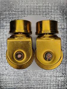 ☑️ JE 1pc 58mm  Y or U Type Galvanized Rotational Swivel Roller Wheel - Sliding Swing Folding/Bi-Folding Gate