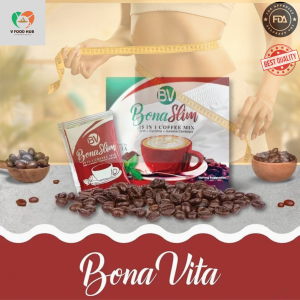 BonaSlim 15-in-1 instant Slimming Coffee all natural can Boost immune system and weight  with anti-oxidant and promote good and healthy skin  boosts energy level with Anti Aging Sweetened w/ STEVIA FDA approved lowest price with promo