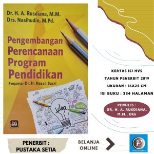 PENGEMBANGAN PERENCANAAN PROGRAM PENDIDIKAN ~ PUSTAKA SETIA