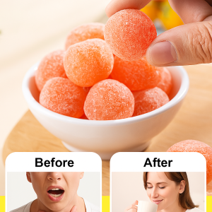 เปลือกส้มเขียวหวานแห้งและผลไม้เชื่อมเลมอนให้ความชุ่มชื้นแก่ลำคอ ของว่างรสเปรี้ยวหวานที่ช่วยบำรุงปอด