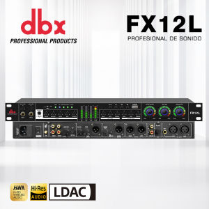 DBX FX12L Preamp Effects Processor Anti-feedback Suppressor for Home KTV Digital Audio Processor with Reverb for Karaoke & PC Audio