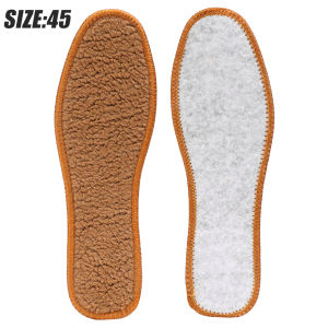 3PairsThicken Alpaca Plush Warm Shoes Insole Snow Boots Shoe Sole Thermal Insert Winter Sports Insoles Men Woman Heating Pads