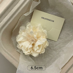 🔥🔥Roman Holiday Sweet Flower Hairpin Women Girls Atmosphere Style Bangs Hair Clip Blue Simulated Flower Hair Clip Super Immortal Side Hair Clip Floral Pearl Hair Clip Bridal Headwears