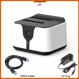 2-Bay SATA Hdd Docking Station 3.5" 2.5 USB3.0 Dual Bay Hdd SSD Clone Duplicator Dock Station Sata Storage Enclosure
