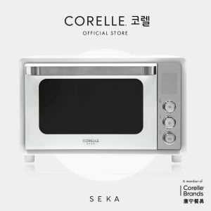 CORELLE SEKA Air Fryer Toaster Oven 33L - Korean-style Minimalist White
