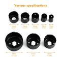 11 Pcs/set Hole Saw Drill Bits 3/4  - 2 1/2  Wood Sheet HSS Metal Drill Bits Wood Thin Metal Sheet Cutting Tool. 