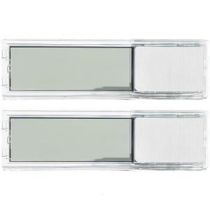 ถังปลาเกจวัดอุณหภูมิหน้าจอขนาดใหญ่2ชิ้นแท่งไม้ตกแต่งง่ายๆเครื่องวัดอุณหภูมิภายนอกสำหรับที่อยู่อาศัยเพื่อสุขภาพตู้ปลา