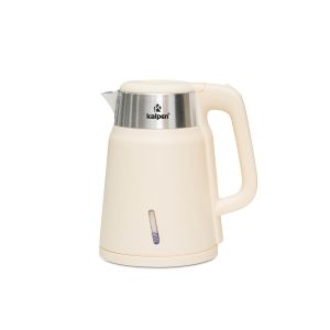 Ấm đun nước siêu tốc 2 lớp Inox 201 Kalpen dung tích 1.8 lít công suất 1800W - AR49 - Bảo hành 24 tháng chính hãng