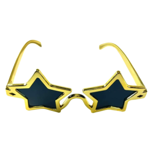 Vintage Frameless Star Pentagram Shape Punk Sun Glasses Y2K Fashion Retro Decorative Glasses for Women Men