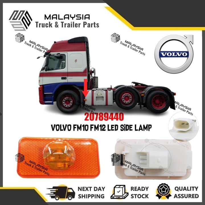 Volvo LED Step Side Lamp Side Marker Light Amber E2 For Volvo Trucks FH ...