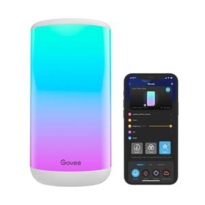 [READY STOCK] Govee Aura Smart Light RGBIC Lamp Table Lamp 100% authentic compatible with Alexa & Google Assistant Malaysia Plug