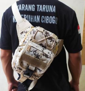 Slempang KIAT Army Model Slingbag Paha