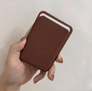 High Quality Original Technology Woven Card Bag For IPhone 17 16 15 14 13 12 Pro Max Air For Magsafe Official Magnetic Card Bag