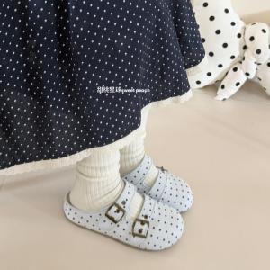 Free Shipping 2026 Spring/Autumn New Collection: Low-Cut Round-Toe Black-Soled Breathable Comfortable And Durable Slip-On Sandals For Women
