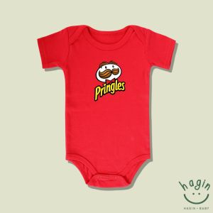 Haginbaby Food Themed Pringles Baby Onesie Customize Newborn Baby Clothes Romper 100% Cotton