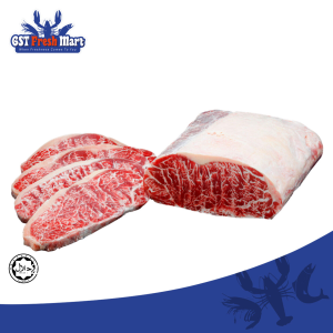 FROZEN "MELTIQUE" BEEF STRIPLOIN SLICE 180-200GM+-/PC 冷冻澳洲霜降牛肉 - GST FRESH MART