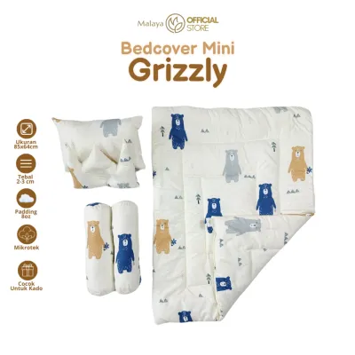 Malaya Baby l Bedcover Bayi Set Motif | Katun Korea UK 106 x 72 MEDIUM