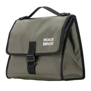 ROCKBROS Bike Front Bag Folding Bike Stain-Resistant Versatile Adjustable Capacity from 4-7L Shoulder Bag Cycling Backpack