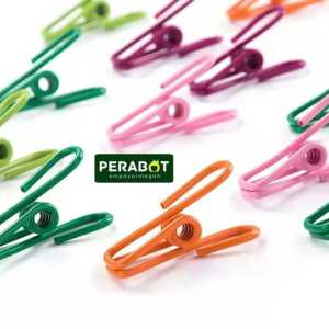 [12pcs 1Pack] Mini Color Multi-Purpose Clips/ Strong Windproof Clips/ Clothes Clips/ Multi-Function Dipping Clothespin/ Penjepit Pakaian Anti Angin