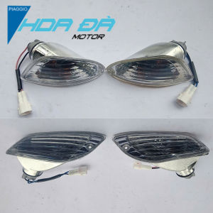 Bộ Đèn Xi Nhan/ Cụm Xi Nhan Trước Sau Vespa Lx LT Lxv S... Đèn báo rẽ dễ lắp đặt độ bền cao thay thế chuẩn zin
