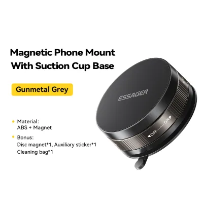 ESSAGER mobil magnet suction cup bracket super kekuatan magnetik multi-sudut pengaturan