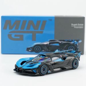Mô Hình Xe Tĩnh 1:64 Mini GT Bugatti Bolide Presentation