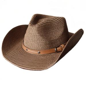 Roll Brims Panama Paper Straw Sun Hat Windproof Summer Beach Vacation Hat For Women Outdoor Activity and Daily Wear