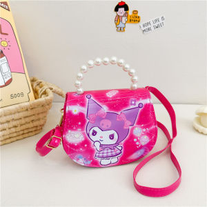 Kids Sling Bag Kid Girl Handbag Cartoon Crossbody Bag PU Leather