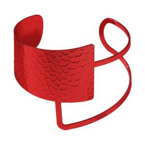 Có thể điều chỉnh phóng đại Vòng đeo tay khuyết cho nữ hoài cổ hiphop Punk Bangle hình học không thường xuyên dây đeo cổ tay phụ kiện