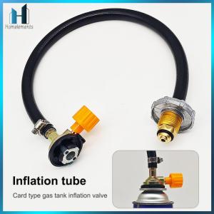 【Homelements】One-Piece Cassette Gas Refill Adapter Integrated Direct Connection Adapter Valve for North America Camping Accessories