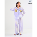 ชุดนอน SLEEPING CLOUD | ชุดนอน 100% LYOCELL ผ้านุ่ม เย็น ใส่สบาย : แขนยาว ขายาว Smiley SATURDAY. 