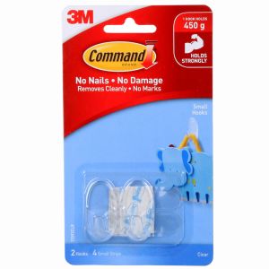 3M Command Decorating Clips Damage-Free Hanging Clear clips mini transparent hook Lights Clip removes cleanly
