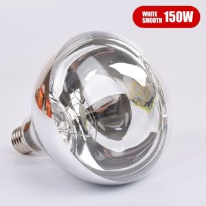 หลอดไฟ Lampu Pemanas สำหรับเลี้ยงสัตว์เลื้อยคลานสัตว์ครึ่งบกครึ่งน้ำ100/150/200W หลอดไฟอินฟราเรดความร้อนความร้อนสำหรับสัตว์เลื้อยคลาน